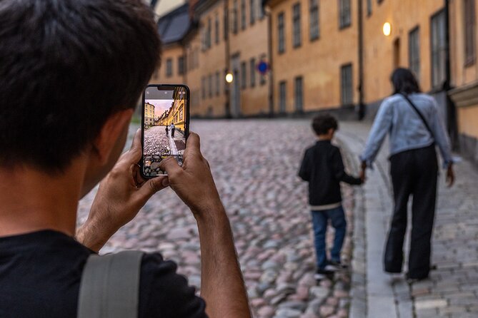 Private Golden Hour Photo Walk in Stockholm - What you’ll shoot: waterfront glow, church towers, and cobblestone texture