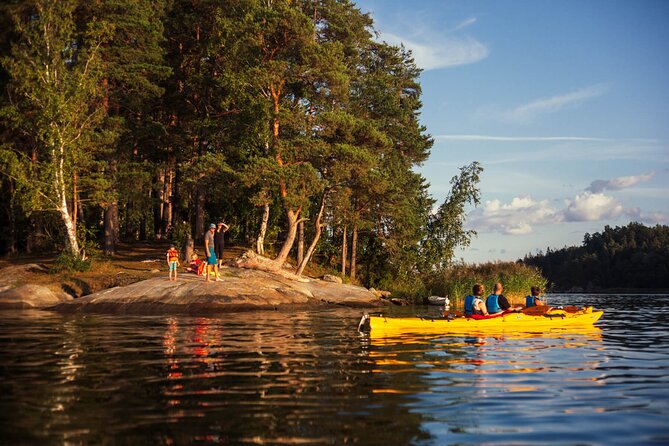 Stockholm Archipelago Sunset Kayaking and Fika tour - Stop 2: Bogesundslandet nature reserve—horses, oaks, and calm water