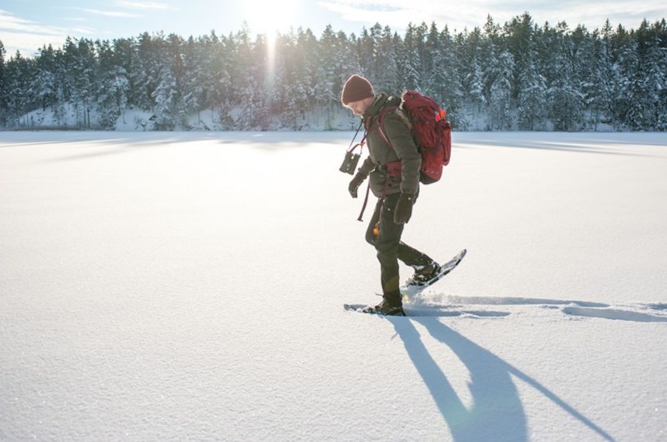 Stockholm: Winter Snowshoe Full-Day Hike - The campfire lunch stop: food, warmth, and that winter pause